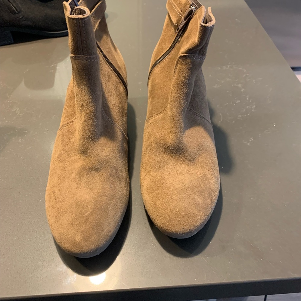 Tan Suede Ankle Boots
